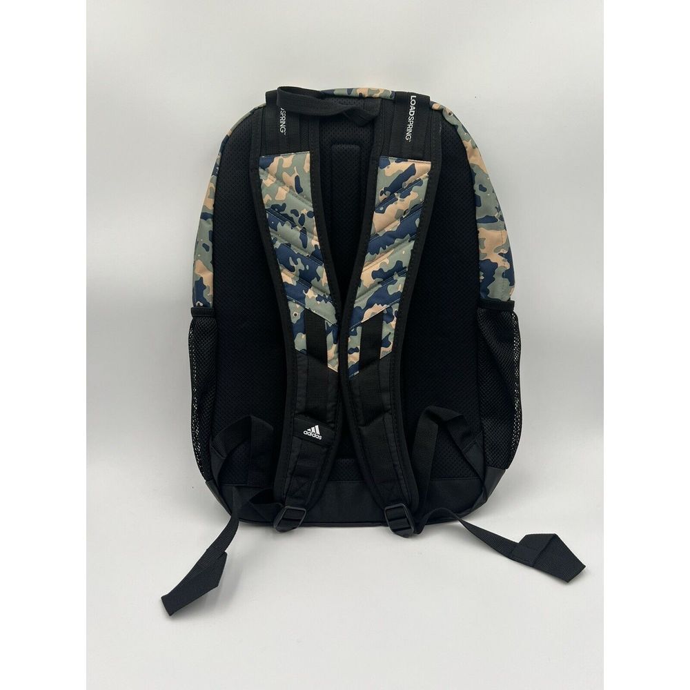 adidas Prime 6 Backpack Essential Camo Crew Navy-Silver Green/Black One Size - Picture 2 of 12